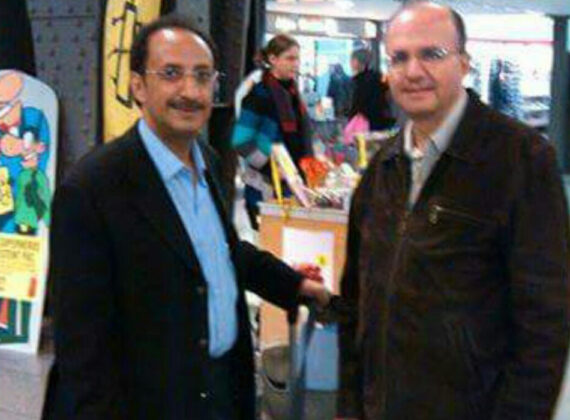 مع الصديق فادي ابي علام( مستشار رئيس الوزراء اللبناني سعد الحريري بروكسل 2012